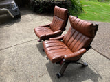 Module Leather Chairs 70s