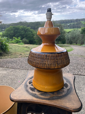 70s Large Lamp and Shade