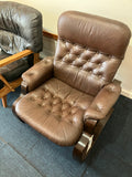 Leather Scandinavian Chair