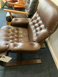 Leather Scandinavian Chair