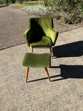 60s Lounge Chair and footstool