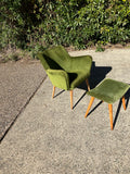 60s Lounge Chair and footstool
