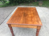 Railway Pine Desk - Marlborough Antiques