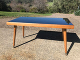 60s Coffee Table Mid Century , Vitrolite glass. - Marlborough Antiques