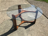 Glass coffee table - Marlborough Antiques