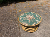 Cane Side Table, 1960s Retro. - Marlborough Antiques