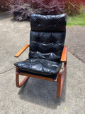 1970s Mid Century Norwegian Rocker Chair