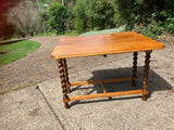 Oak dropside table