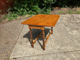 Oak dropside table