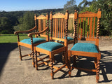 Oak Barley Twist Chairs - Marlborough Antiques